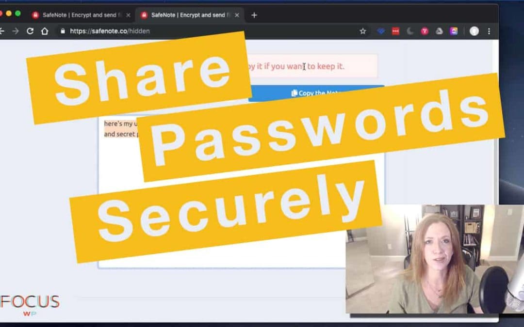 How To Securely Share a Password With Someone