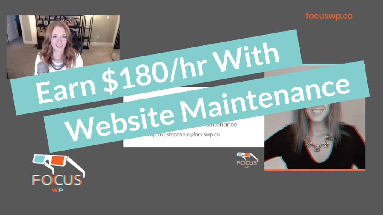 Earn $180/hr With Website Maintenance
